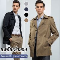 vivicoco เสื้อโค้ทคอปกสีพื้น รุ่นยาวปานกลาง สไตล์ธุรกิจลำลอง【COD】