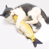 Cat Fish Toy Scratcher Interactive Simulation Hi Relaxation Puppet Pussy Pet Supplies Stuffed Playing