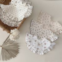 【YD】 Baby Bibs Muslin Cotton Floral Print Infant Bib Newborn Burp Cloths Feeding Bandana Scarf Saliva