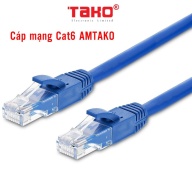 Cáp mạng Cat 6 UTP AMTAKO bấm sẵn 2 đầu dài từ 10-50m thumbnail