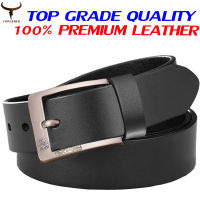 ♨ xing lu nan COWATHER Men Casual Belt with 100 Premium Genuine Cowhide Leather Fashion Daily Classic Belt for Men