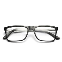 TR90 men prescription glasses retro reading colored computer clear sight optical transparent myopia glasses #YX0140