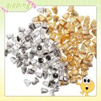 QIEPING 150pcs ความสูง11มม. หมวกลูกปัดดอกไม้ โลหะผสมอัลลอยด์ หมวกลูกปัดเครื่องประดับโลหะผสมสไตล์ทิเบต ส่องแสงระยิบระยับ ฝาครอบลูกปัดเว้นระยะลายดอกไม้ สาวๆ