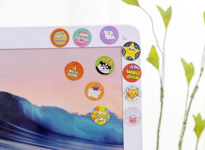 10SheetsPack Cute Cartoon Mini Stickers For Students Childrens Day Gift