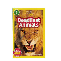 English original genuine picture book National Geographic Kids Level 3: deadliest animals National Geographic graded reading elementary childrens English Enlightenment picture book