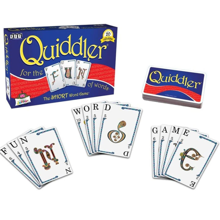 quiddler-เกมไพ่ทำคำสั้นๆพร้อมไพ่ที่จะชนะ