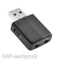 2023azx3phx3อะแดปเตอร์เครื่องรับส่งสัญญาณบลูทูธ USB 3-In-1ขนาด3.5มม. สำหรับเครื่องเครื่องเสียงสเตอริโอในบ้านหูฟังทีวี