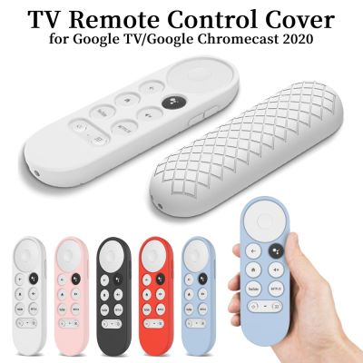 Silicone Remote Control Protective Case Replacement Soft Skin-friendly TV Remote Shockproof Cover for Google TV/Chromecast 2020