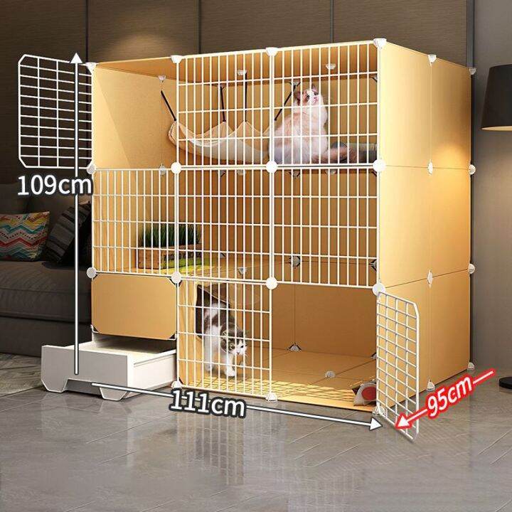 Indoor Cat Cages Transparent Cat House Living Room Balcony Pet Cat