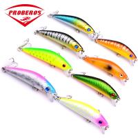 PROBEROSเหยื่อตกปลา1PC 2เหยื่อปลอมMinnow Lureเหยื่อตกปลา7ซม./7.9G Fishing Tackle 3DตาCrankbait Wobblersประดิษฐ์พลาสติกเหยื่อแข็งDW1200