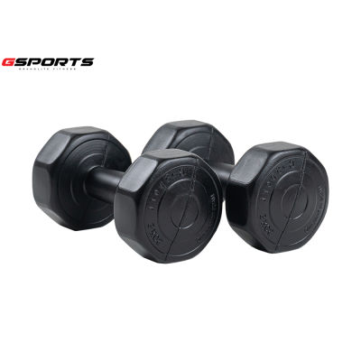 GSports ดัมเบลพลาสติกสีดำ 3 kg แพ็คคู่ Dumbbell Black 3kg x 2