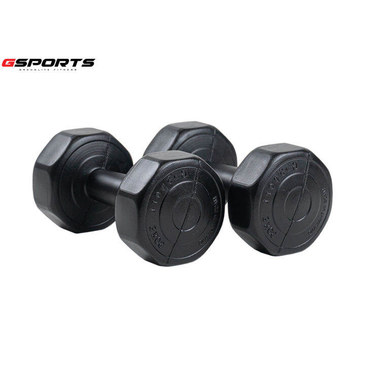 gsports-ดัมเบลพลาสติกสีดำ-3-kg-แพ็คคู่-dumbbell-black-3kg-x-2