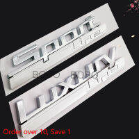 BOBO 3D Silver ABS Sport LINE Luxury LINE Side Emblem For BMW 2 3 4 5 7 Series GT Fender Luxury-Line Badge Car Stickers 99