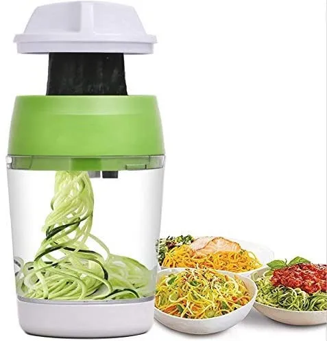 2Pc Vegetable Slicer,Handheld Spiralizer Vegetable Fruit Spaghetti