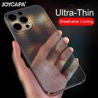 [Disen electronic] Ultra Thin Matte Mesh Hollow Case สำหรับ iPhone 13 12 Pro Max I Phone13 0.2Mm Slim PP Soft Hard Breathable Cooling กันกระแทก