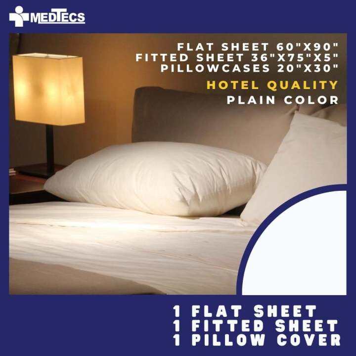 Medtecs Bed Sheet And Pillow Case Set Lazada PH
