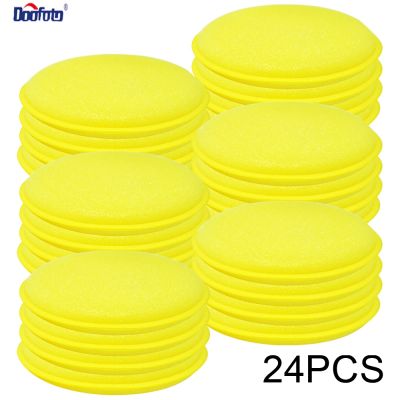 Car Foam Sponge Wax Applicator Round Car Polishing and Waxing Sponge Car Detailing Cleaning Tools Cleaning Supplies