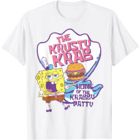 [HOT] เสื้อยืดที่คุณต้องการเสื้อยืด พิมพ์ลาย Spongebob Squarepants สีพาสเทล Krusty Krabขนาดเต็มS-5XL