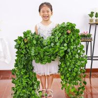 【YF】ஐ▪  2.2M Artificial Plantas Garland Vine Fake Foliage Flowers Radiz WreathTH