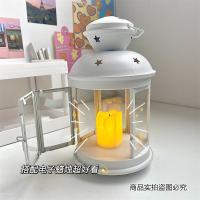 Ins Little Red Book Portable Star Candle Holder Can be DIY Girl Heart Ornament Simple Iron Candle Candle Holder The same style as IKEA