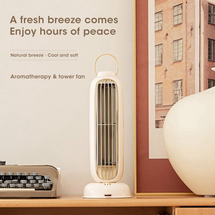 tower-fan-bladeless-portable-desktop-air-cooler-vertical-fan-aromatherapy-rechargeable-desk-cooling-fans-white-for-home-study