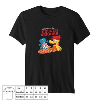 Novelty Fashion Capn Crunch Berries Cereal New Black T-shirt  I0ZF
