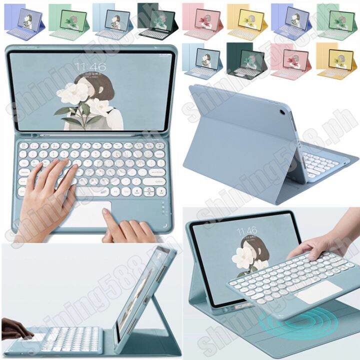Samsung Galaxy Tab A8 10.5 2021 SMX200 X205 Touchpad Keyboard Case With Pen Holder