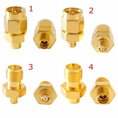 1Pcs SMA To SMP Male Plug Female Jack Straight Connector SMP To SMA  RF Coaxial New Brass Gold Plated Adapter Free Shipping RF Electrical Connectors