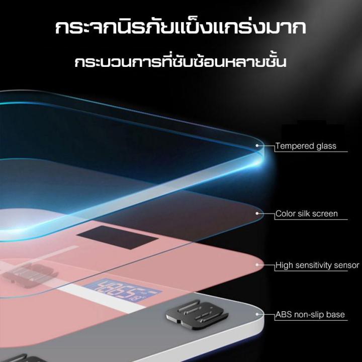 สินค้าใหม่-เครื่องชั่งน้ำหนักดิจิตอล-แบบชาร์จ-usb-เครื่องชั่งน้ำหนักคน-180kg-แสดงอุณหภูมิ-เครื่องชั่งน้ำหนัก-สีน้ำเงิน