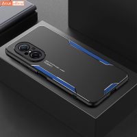 กล่องโลหะอลูมิเนียมสุดหรูสำหรับ Honor 50 Lite 60 SE Magic 3 4 Pro เคสโทรศัพท์เคลือบหรูสำหรับ Huawei Nova 9 SE 7 8 Pro 7i Y60 8i