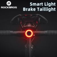 ✒▼❉ ROCKBROS Bicycle Tail Light MTB Road Bike Smart Brake Sensor Warning Light Waterproof Rear Light Q3 Cycling Accessories