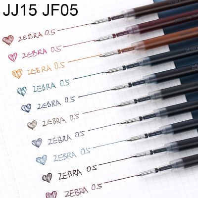 Zebra JF-0.5 Retro Colors Gel Ink Refill JJ15 JF05 0.5mm Neutral Gel Pen Refill Retractable Ball Point Refill School Stationery Pens