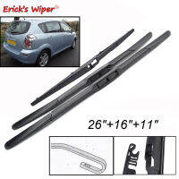 Enlife Wiper Front &amp; Rear Wiper Blades Set For Toyota Corolla Verso 2004 - 2009 Windshield Windscreen Window 26"+16"+11"