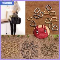 MUMU 20pcs ใหม่ล่าสุด อุปกรณ์เสริม Mini Ultra-small ฮาร์ดแวร์สำหรับกระเป๋า กระเป๋าตุ๊กตาDiy ปุ่มสี่เหลี่ยม/สามเหลี่ยม หัวเข็มขัดกระเป๋าตุ๊กตา