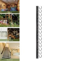 【YF】 48 Inch Adjustable Tool Storage System 12 Hooks Wall Holder Garage Garden Organizer Home Mount Hangers