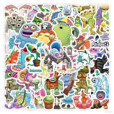 50PCS/set My Singing Monsters Graffiti sticker suitcase water bottle notebook waterproof decorative stickers