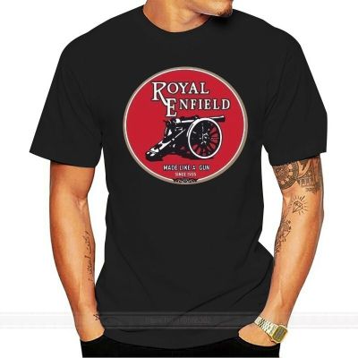 ขายดี!เสื้อยืด ผ้าฝ้าย พิมพ์ลายรถจักรยานยนต์ Royal Enfield แฟชั่นฤดูร้อน สําหรับผู้ชาย มี 6 ขนาดS-5XLS-5XL