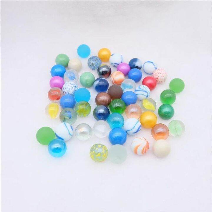 50-pcs-of-glass-ball-16-mm-cream-console-game-pinball-machine-cattle-small-marbles-pat-toys-parent-child-machine-beads