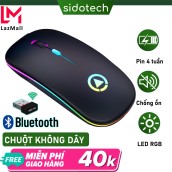 Chuột không dây Bluetooth sạc pin chính hãng SIDOTECH M2S phiên bản pin