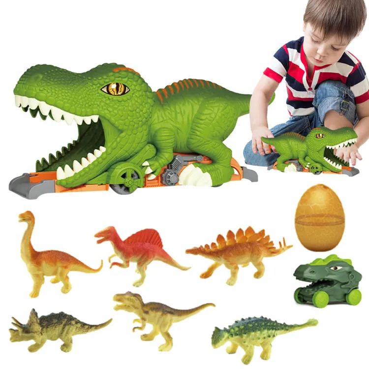 Dinosaur Toy Pull Back Cars Dinosaur Transport Carrier Truck with Monsters  Trucks Dinosaur Games Dinosaur Transport Carrier Truck and Dino  Construction Vehicles Excavator Truck Relia intelligent | Lazada.co.th