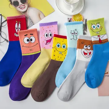 Spongebob Patrick Star Socks Stockings Cotton socks Cartoon lovely