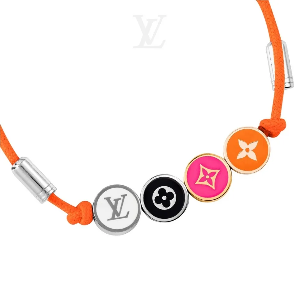 A PRETTY] ✾☏ 2022 New L V Colors Beads Bracelet