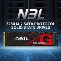 Geil N3L โซลิดสเตทไดรฟ์256GB 512GB 1TB 2Tb ดิสก์แบบแข็ง NGFF 2280 M 2 SATA Protocol สำหรับ SSD แล็ปท็อปพีซี