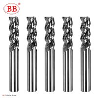 BB 3 ขลุ่ยคาร์ไบด์มิลลิ่งคัตเตอร์ทังสเตน End Mill CNC เครื่องมือ 1 ถึง 20 มม. HRC55 สําหรับอลูมิเนียมไฟเบอร์กลาสไม้อะคริลิคทองแดงพลาสติก