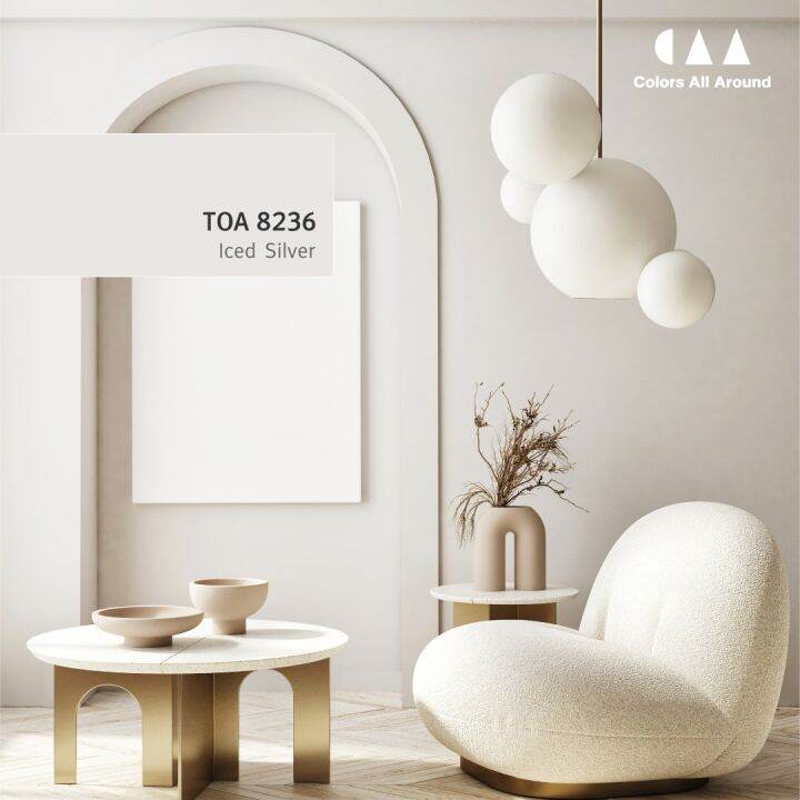 TOA โฟร์ซีซั่นส์ ภายใน ฟิล์มด้าน เบอร์ 8236 ขนาด 1 ลิตร สีทาภายใน ชนิด