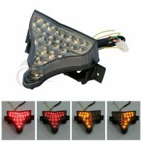 ไฟ LED ท้ายรถมอเตอร์ไซค์พร้อมไฟเลี้ยวสำหรับ Yamaha YZF R1 R 1 2009-2014 10 2010 2011 2012 2013ควันใส