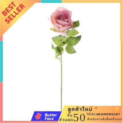 FINEXT ดอกไม้เทียม กุหลาบ 1 ก้าน รุ่น DMA-433-3 สีชมพู สินค้าที่คุณคู่ควร