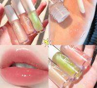 3Pcs Jelly Lip Gloss Water Glossy Glass Lip Moisturizing Students Autumn Winter Natural Color Lip Oil Liquid Lipstick Make Up