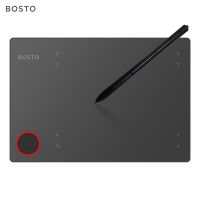 BOSTO T608 Art Graphics Drawing Tablet Digital Art Creation Sketch 8 x 6 Inch 8192 Levels Pressure 4 Customizable Shortcuts Keys Drawing  Sketching Ta