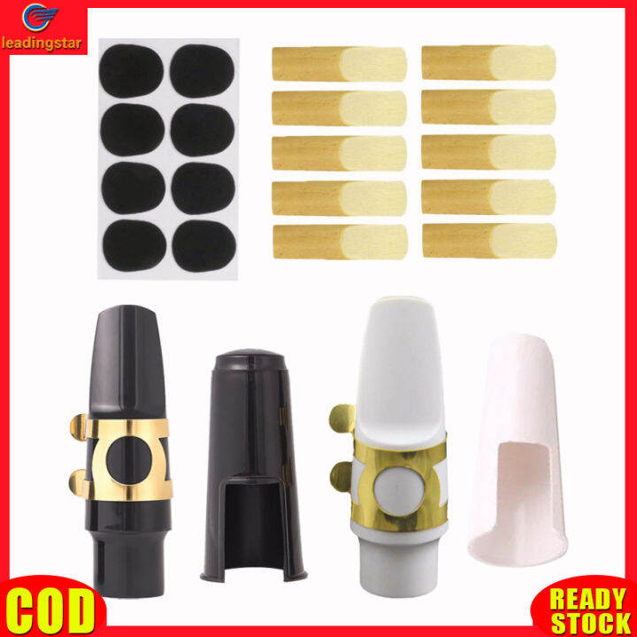 leadingstar-rc-authentic-alto-saxophone-mouthpiece-set-with-mouthpiece-clamp-cap-reeds-tooth-pads-wind-instrument-accessories